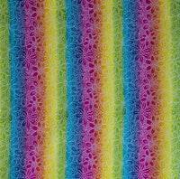 Microwaveable Heating Pad: Cherry Pits, Rice, Walnut or Flax Seed - Rainbow