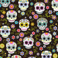 Microwaveable Heating Pad: Cherry Pit, Rice, Walnut or Flax Seed - Skulls