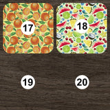 Heating Pad, Cherry Pits, Rice, Walnut or Flax Seed, 5 sizes, Fruit Patterns -  Microwaveable