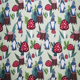 Cherry Pit Heating Pad - Gnome & Mushrooms Flannel - Cherry Pit Crafts