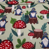 Heating Pad, Cherry Pits, Rice, Walnut or Flax Seed, 5 sizes, Gnome Patterns -  Microwaveable