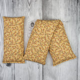 Cherry Pit Heating Pad - Gold Vines - Cherry Pit Crafts