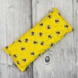 Cherry Pit Heating Pad - Honey Bees on Yellow - Cherry Pit Crafts