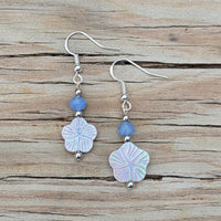 Lavender Floral Beaded Bracelet
