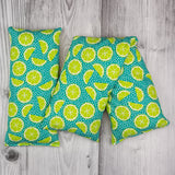 Cherry Pit Heating Pad - Limes on Green - Cherry Pit Crafts