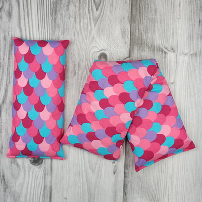 Cherry Pit Heating Pad - Mermaid Scales Pink - Cherry Pit Crafts