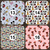 Microwaveable Heating Pad: Cherry Pits, Rice, Walnut or Flax Seed - Mickey & Minnie Mouse Patterns