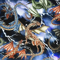 Multicolor Dragon Dance Tote Bag