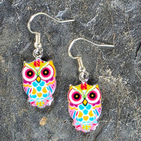 Colorful Owl Earrings Multiple Designs