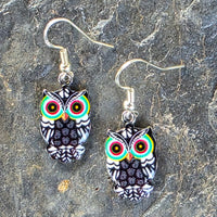 Colorful Owl Earrings Multiple Designs