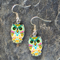 Colorful Owl Earrings Multiple Designs