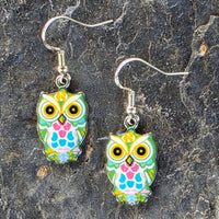 Colorful Owl Earrings Multiple Designs