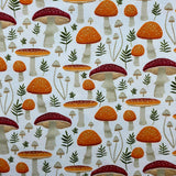 Heating Pad, Cherry Pits, Jasmine Rice, Crushed Walnut Shells, 5 sizes, Mushroom Patterns -  Microwaveable