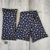 Cherry Pit Heating Pad - Navy Mini Mushrooms - Cherry Pit Crafts