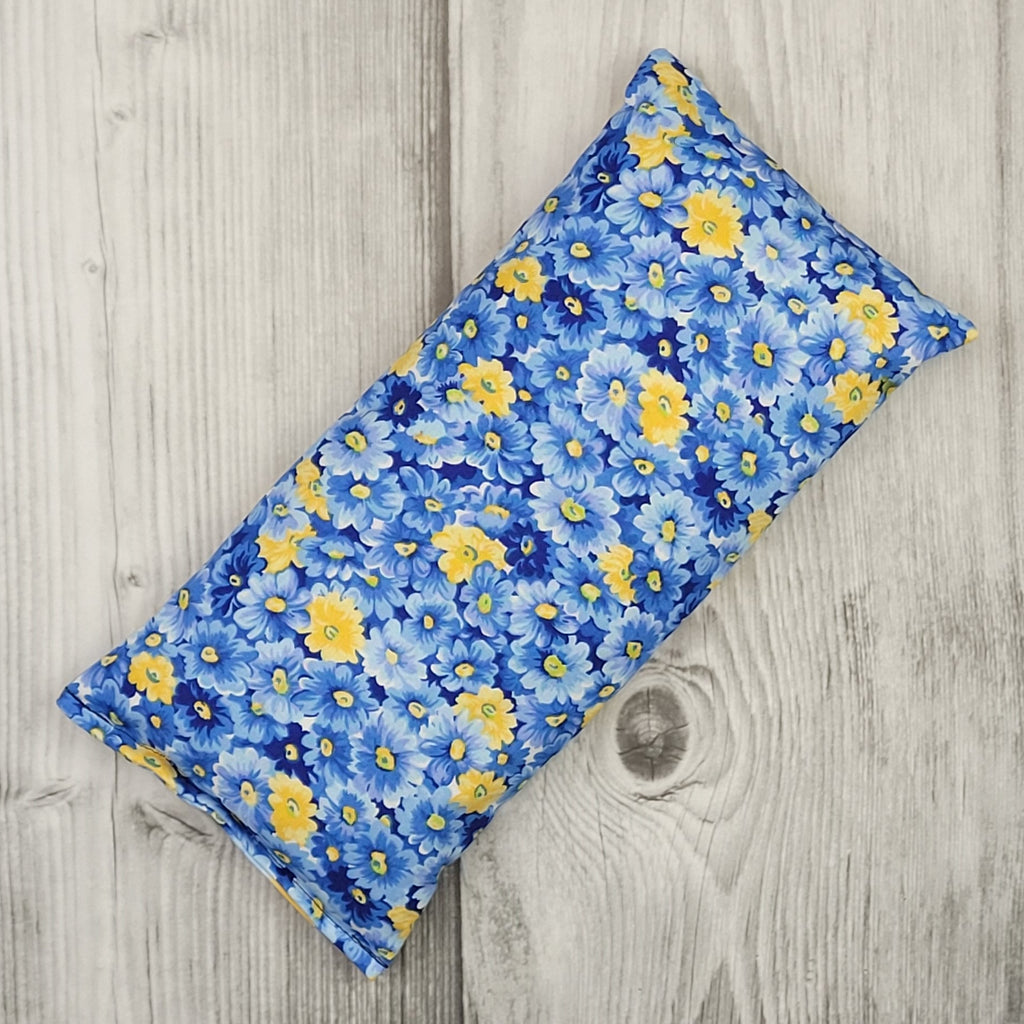 Cherry Pit Heating Pad - Packed Floral Blue - Cherry Pit Crafts