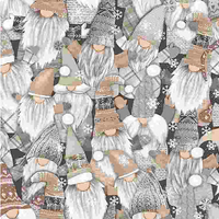 Heating Pad, Cherry Pits, Rice, Walnut or Flax Seed, 5 sizes, Gnome Patterns -  Microwaveable