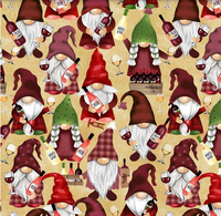 Heating Pad, Cherry Pits, Rice, Walnut or Flax Seed, 5 sizes, Gnome Patterns -  Microwaveable