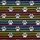 Heating Pad, Cherry Pits, Rice, Walnut or Flax Seed, 5 sizes, Paw Print Patterns -  Microwaveable