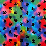 Heating Pad, Cherry Pits, Rice, Walnut or Flax Seed, 5 sizes, Paw Print Patterns -  Microwaveable