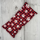 Cherry Pit Heating Pad - Paws on Buffalo Check - Cherry Pit Crafts