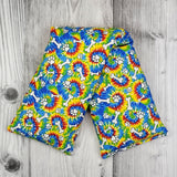Cherry Pit Heating Pad - Paws & Bones on Tie Dye - Cherry Pit Crafts