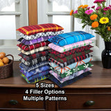 Heating Pad, Cherry Pits, Rice, Walnut or Flax Seed, 5 sizes, Plaid Flannel Patterns -  Microwaveable