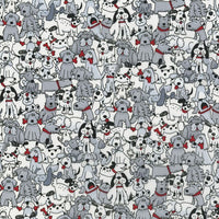 Heating Pad, Cherry Pits, Rice, Walnut or Flax Seed, 5 sizes, Dog Patterns -  Microwaveable