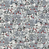 Heating Pad, Cherry Pits, Rice, Walnut or Flax Seed, 5 sizes, Dog Patterns -  Microwaveable