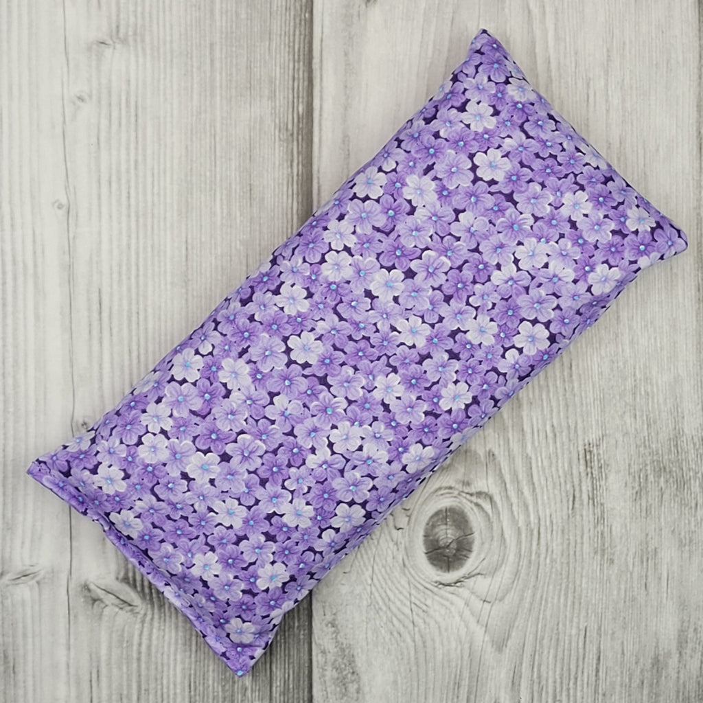 Cherry Pit Heating Pad - Purple Mini Floral - Cherry Pit Crafts
