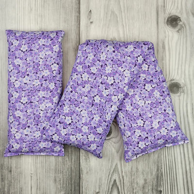 Cherry Pit Heating Pad - Purple Mini Floral - Cherry Pit Crafts