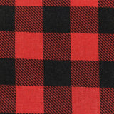 Red and Black Buffalo Check Tote Bag