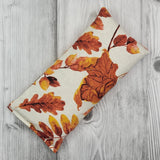 Cherry Pit Heating Pad - Red Leaves Flannel - Cherry Pit Crafts