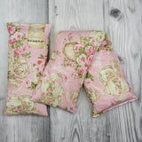 Cherry Pit Heating Pad - Rose Garden Tea For Two Pink - Cherry Pit Crafts