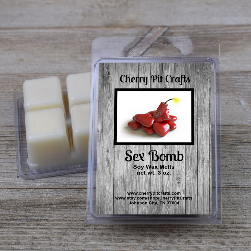 Sex Bomb Soy Wax Melts - Cherry Pit Crafts