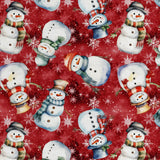 Heating Pad, Cherry Pits, Rice, Walnut or Flax Seed - Winter Wonderland - Microwaveable
