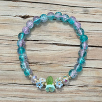 Spring Floral Beaded Bracelet