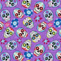 Microwaveable Heating Pad: Cherry Pit, Rice, Walnut or Flax Seed - Skulls