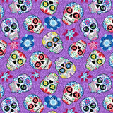 Microwaveable Heating Pad: Cherry Pit, Rice, Walnut or Flax Seed - Skulls