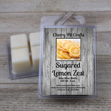 Sugared Lemon Zest Soy Wax Melts - Cherry Pit Crafts