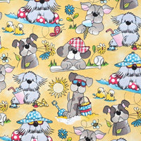Heating Pad, Cherry Pits, Rice, Walnut or Flax Seed, 5 sizes, Dog Patterns -  Microwaveable
