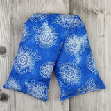 Cherry Pit Heating Pad - Sundrenched Flowers Blue - Cherry Pit Crafts
