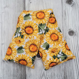 Cherry Pit Heating Pad - Harvest Sunflowers on Distressed Wood - Cherry Pit Crafts