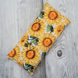 Cherry Pit Heating Pad - Harvest Sunflowers on Distressed Wood - Cherry Pit Crafts