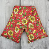 Cherry Pit Heating Pad - Sunflowers On Red - Cherry Pit Crafts