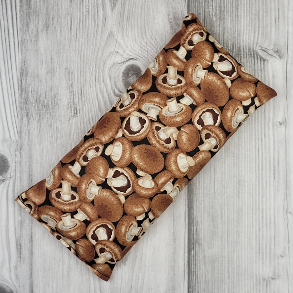Cherry Pit Heating Pad - Tossed Mushrooms - Cherry Pit Crafts