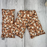 Cherry Pit Heating Pad - Tossed Mushrooms - Cherry Pit Crafts