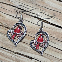 When Cardinals Appear Earrings & Necklace