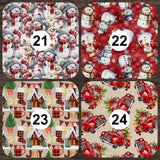 Heating Pad, Cherry Pits, Rice, Walnut or Flax Seed - Winter Wonderland - Microwaveable