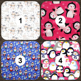 Heating Pad, Cherry Pits, Rice, Walnut or Flax Seed - Winter Wonderland - Microwaveable