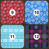 Heating Pad, Cherry Pits, Rice, Walnut or Flax Seed - Winter Wonderland - Microwaveable